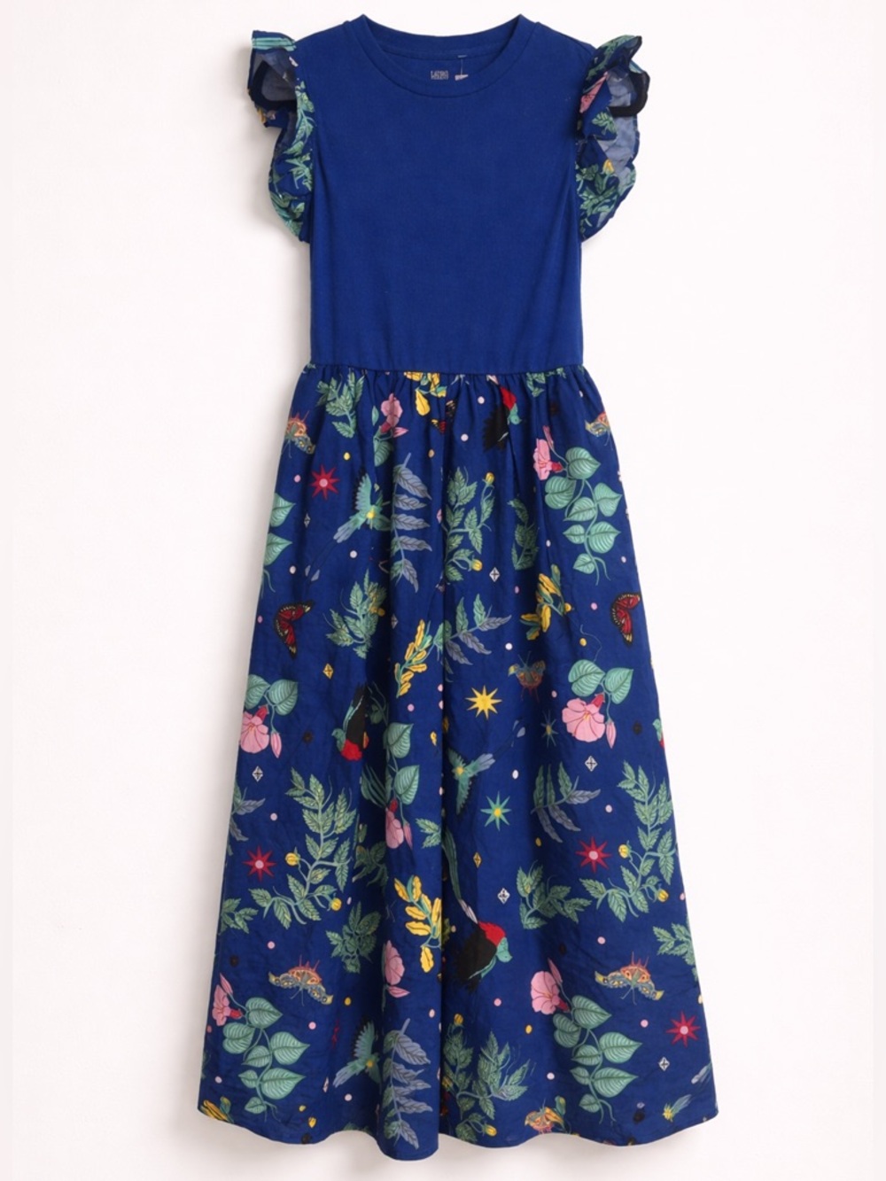 Target Latino Heritage Month Floral Flutter Sleeve Midi Dress